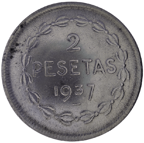 2 pesetas 1937