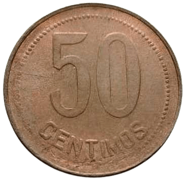 50 céntimos 1937