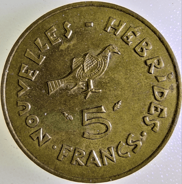 Vanuatu 5 francs 1982