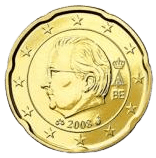 Bélgica_20_euro_cent_segunda_serie_2008