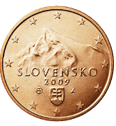 Eslovaquia_1_euro_cent_primera_serie_2009