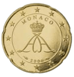 Mónaco_20_euro_cent_segunda_serie_2006