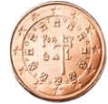 Portugal_1_euro_cent_primera_serie_2002