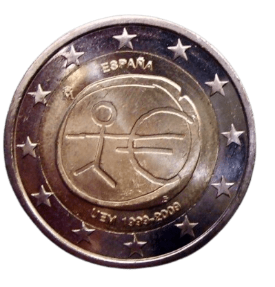2 euro españa 2009 error
