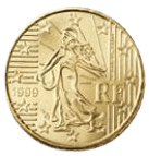 Francia_10_euro_cent_segunda_serie_2022