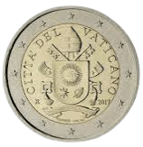 Vaticano_2_euro_serie_escudo_2017